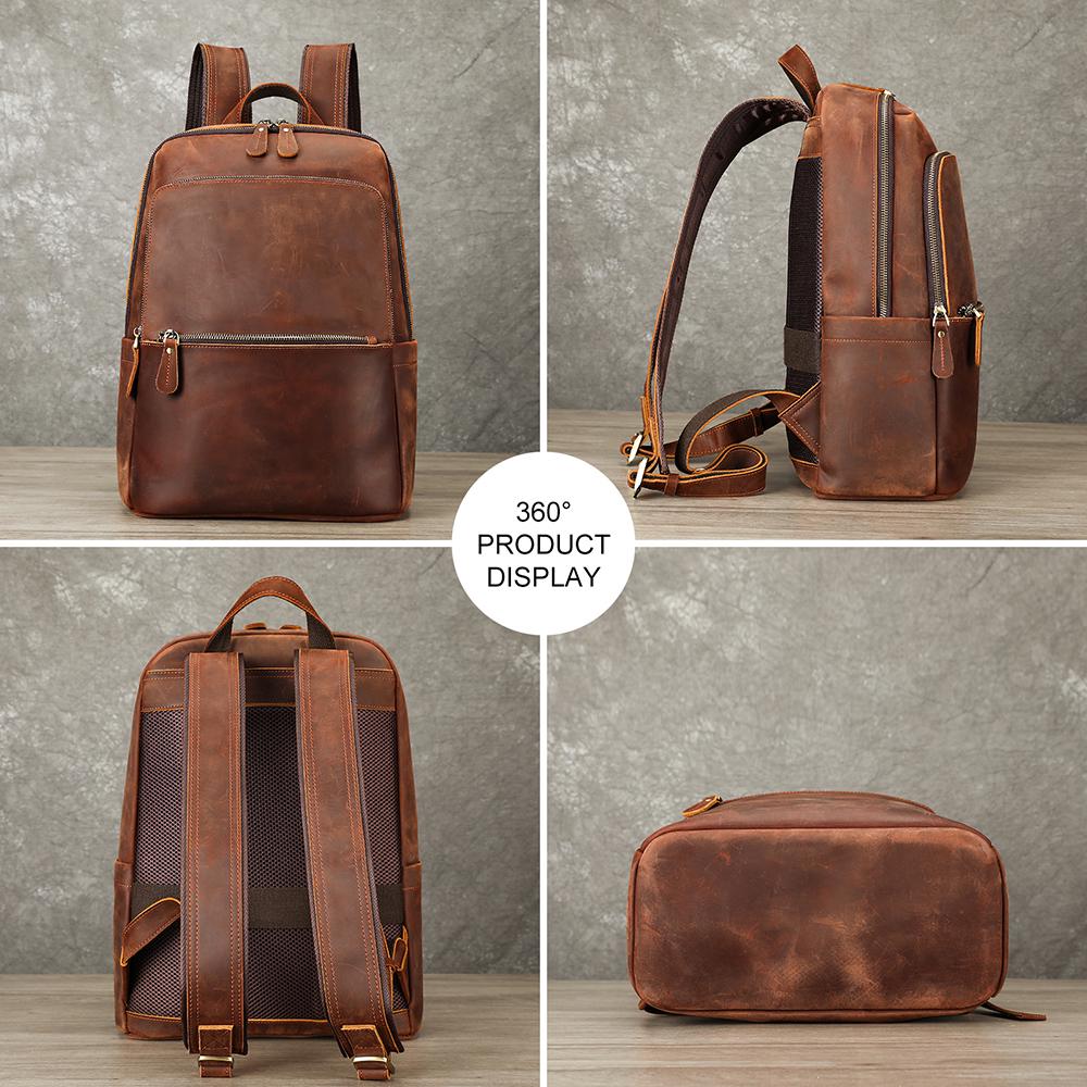 Vintage Leather Backpack | Morgan