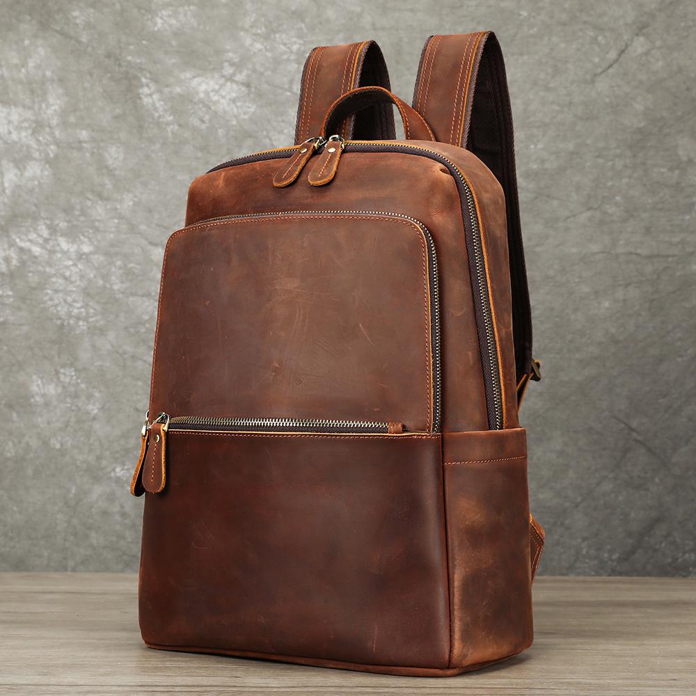 Vintage Leather Backpack | Morgan