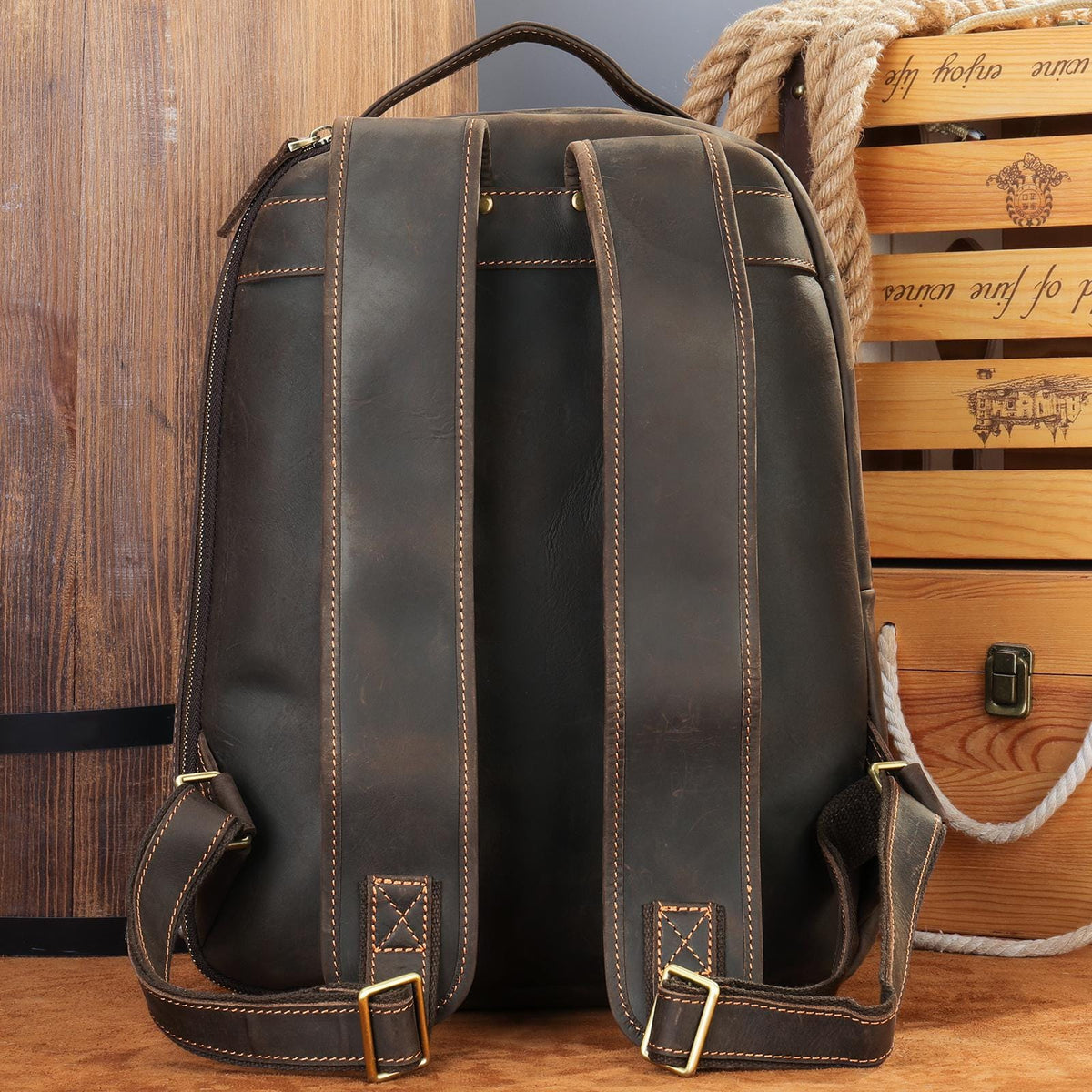 Leather Backpack | Sterling