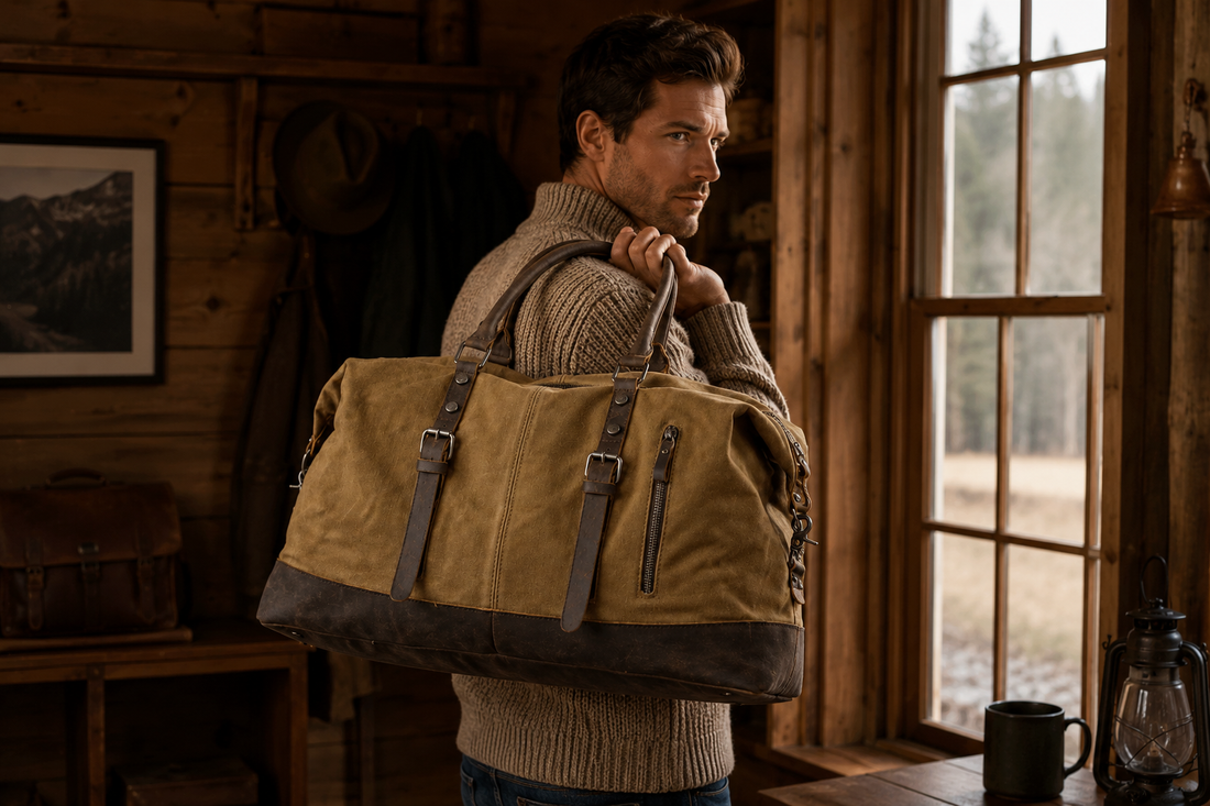 Heritage Canvas Duffle Bag | Hudson