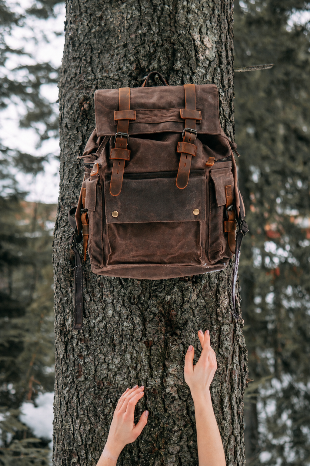 Waxed Canvas Backpack | Sent