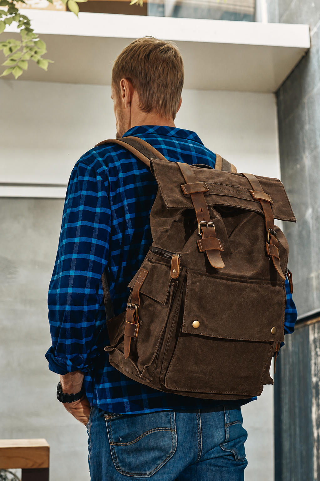 Waxed Canvas Backpack | Sent