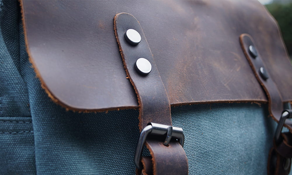 Rugged Canvas Backpack with Laptop Sleeve | Nomad
