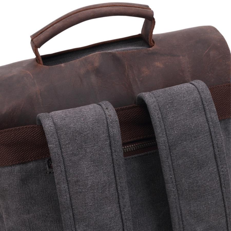 Rugged Canvas Backpack with Laptop Sleeve | Nomad