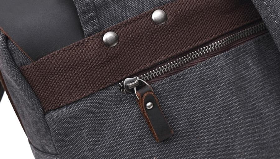 Rugged Canvas Backpack with Laptop Sleeve | Nomad