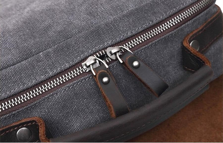 Rugged Canvas Backpack with Laptop Sleeve | Nomad