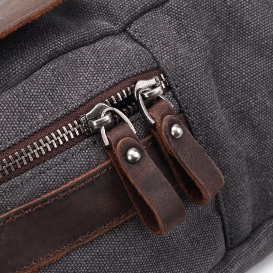Rugged Canvas Backpack with Laptop Sleeve | Nomad