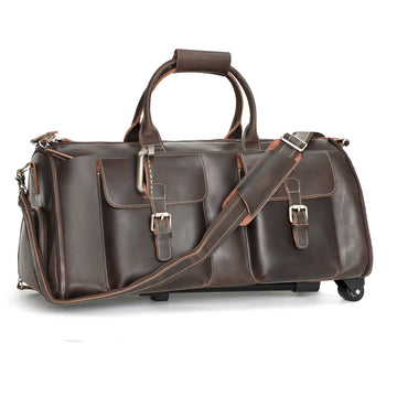 Travel Leather Duffle Bag | Yorker