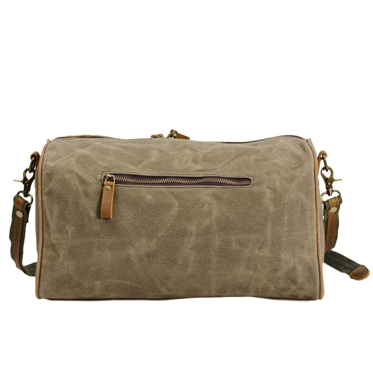 Waxed Canvas & Leather Sling Bag | Timber