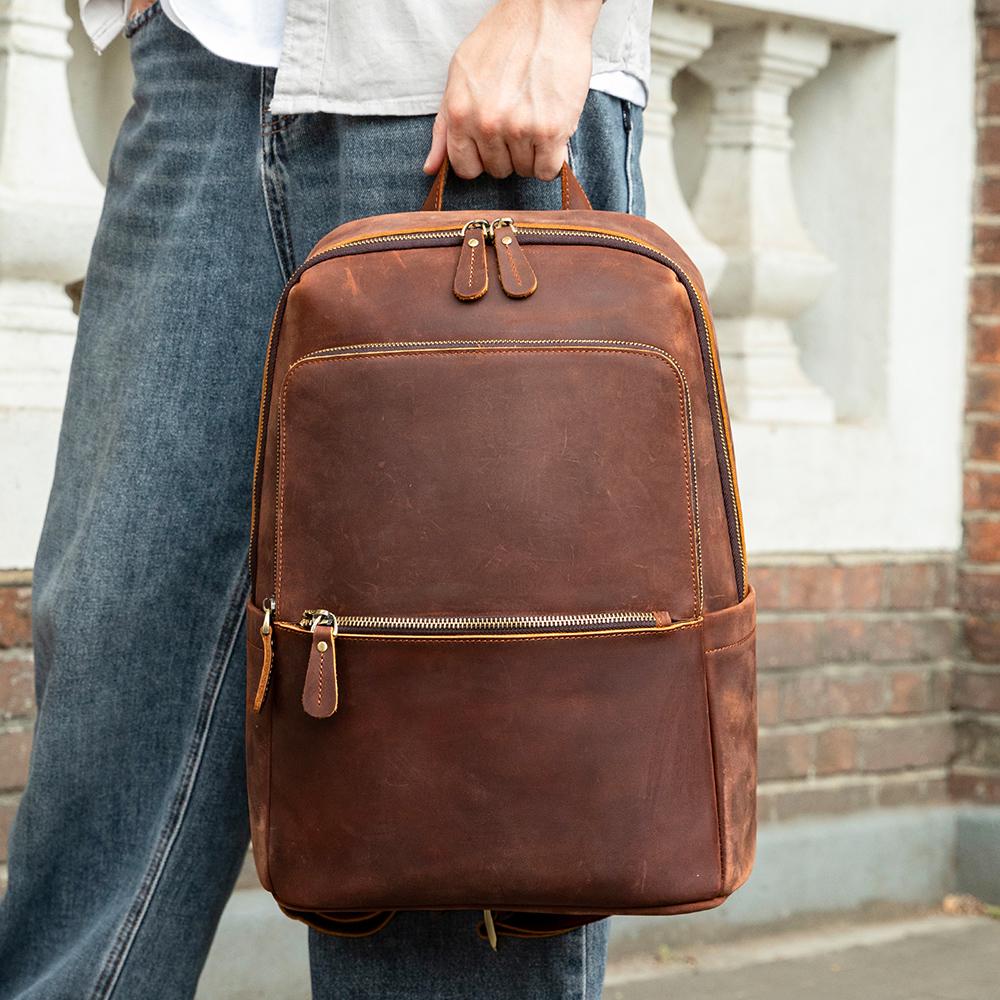 Vintage Leather Backpack | Morgan