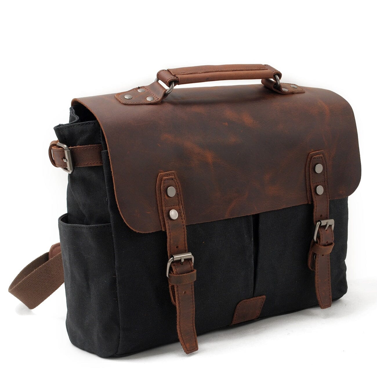 Canvas Crossbody Messenger Bag | Weston