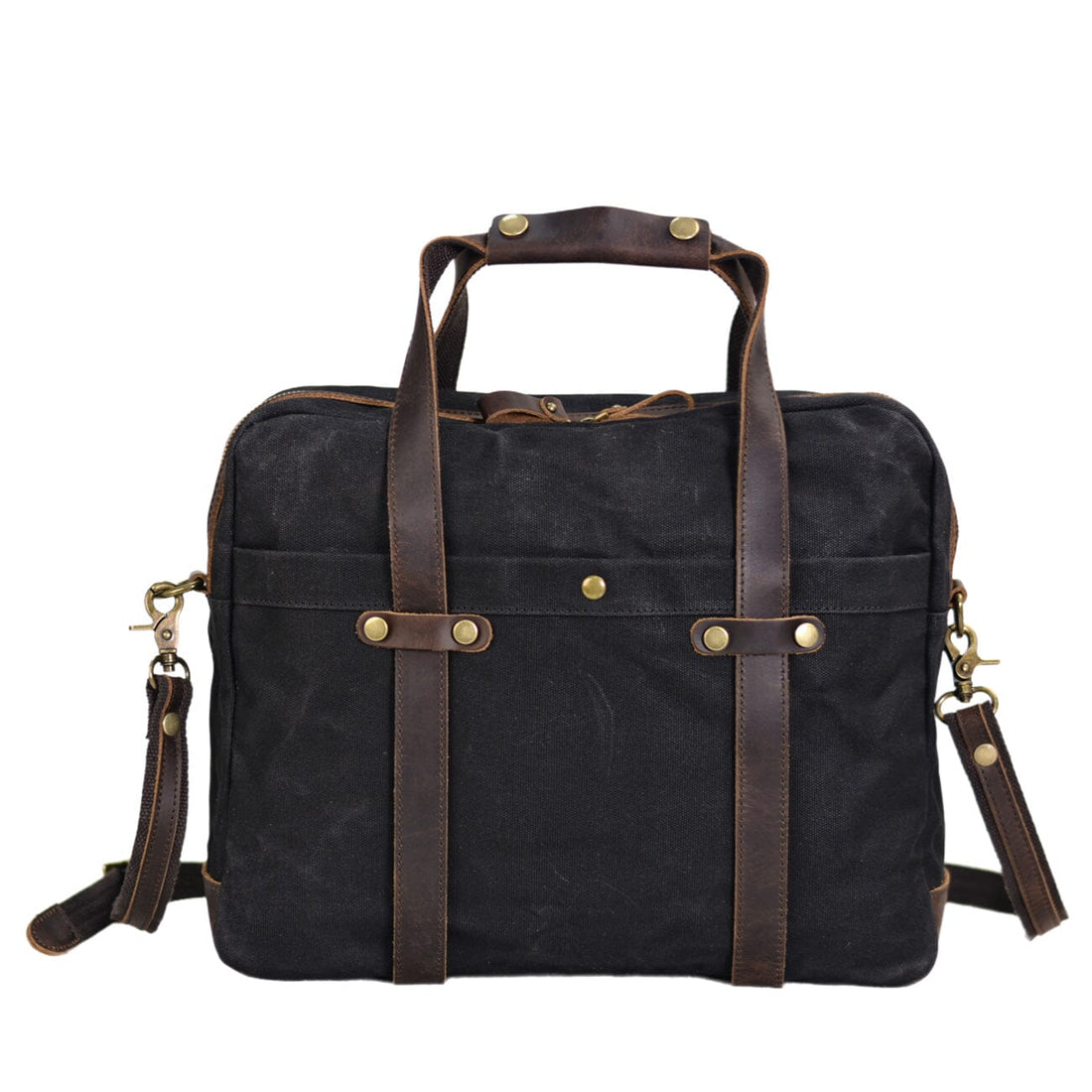 Waxed Canvas Laptop Briefcase |  Frontier