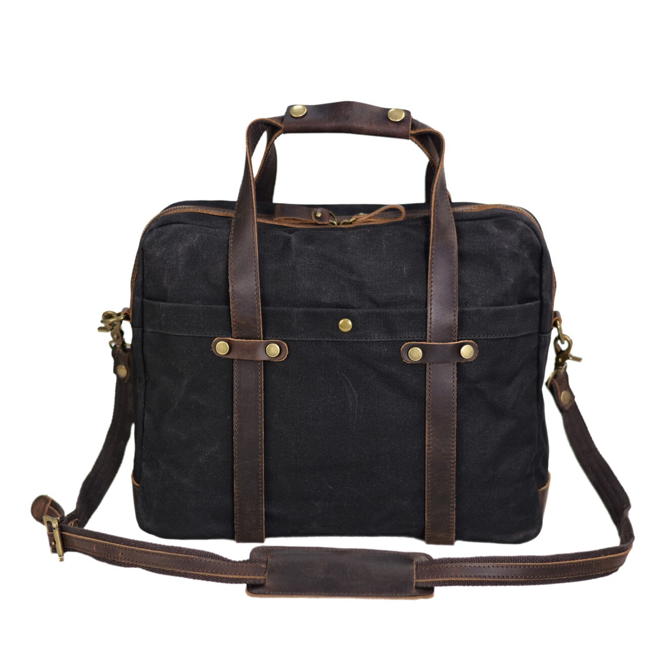 Waxed Canvas Laptop Briefcase |  Frontier
