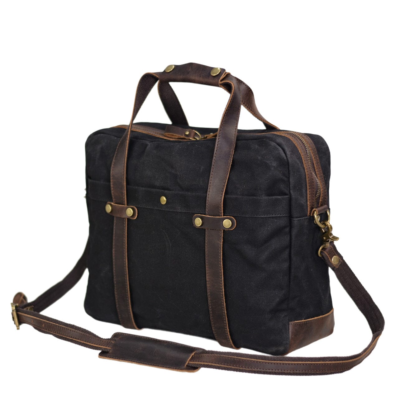 Waxed Canvas Laptop Briefcase |  Frontier