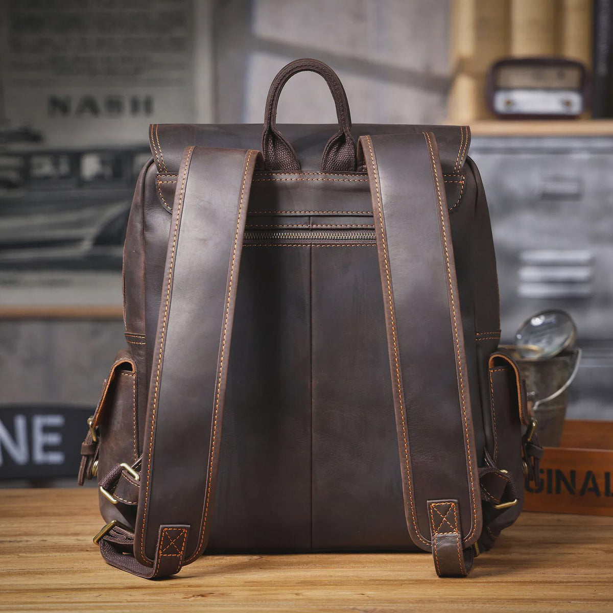 Vintage laptop backpack | Archer