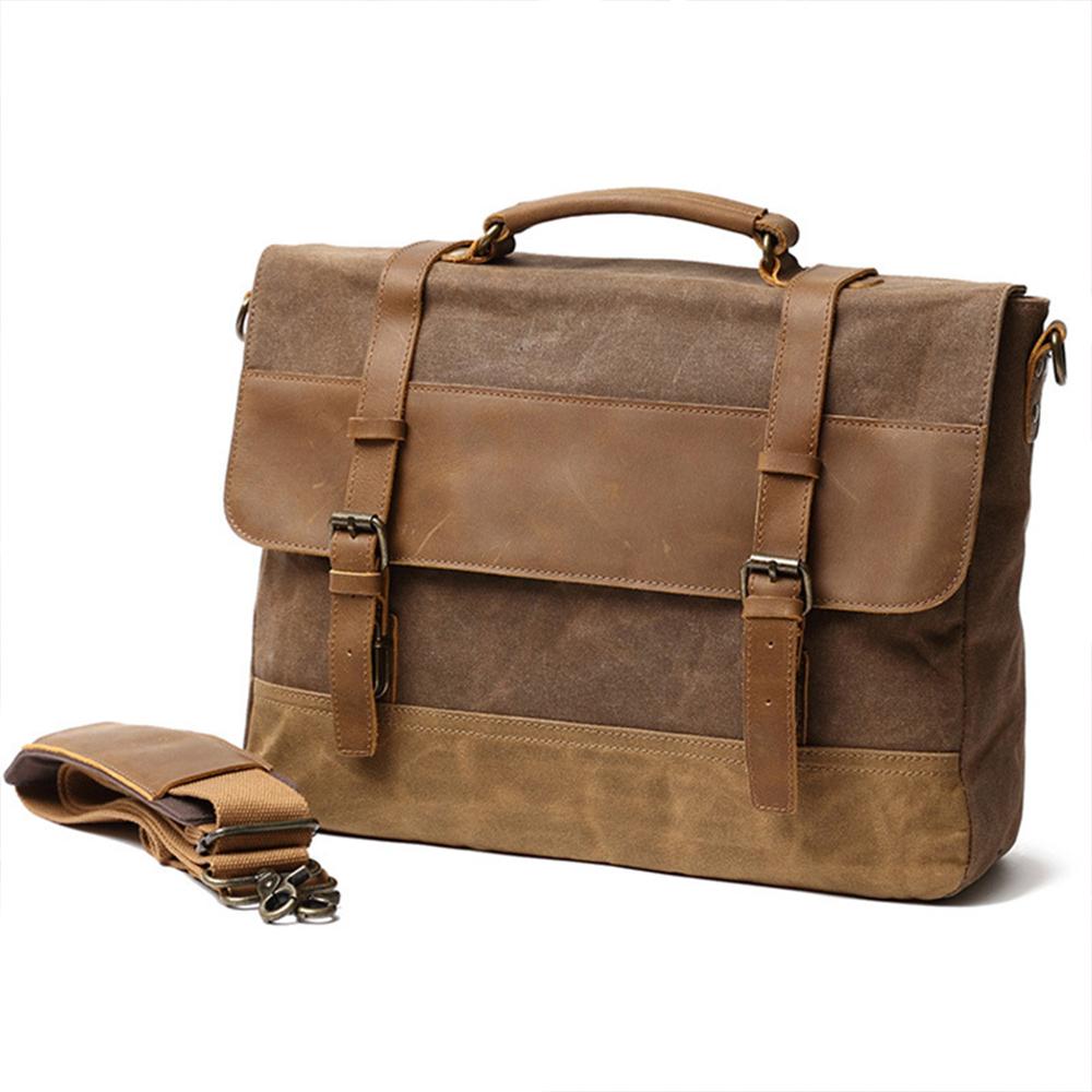 Waxed Canvas Messenger Bag | Winner
