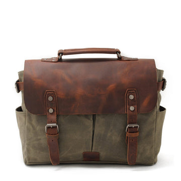 Canvas Crossbody Messenger Bag | Weston