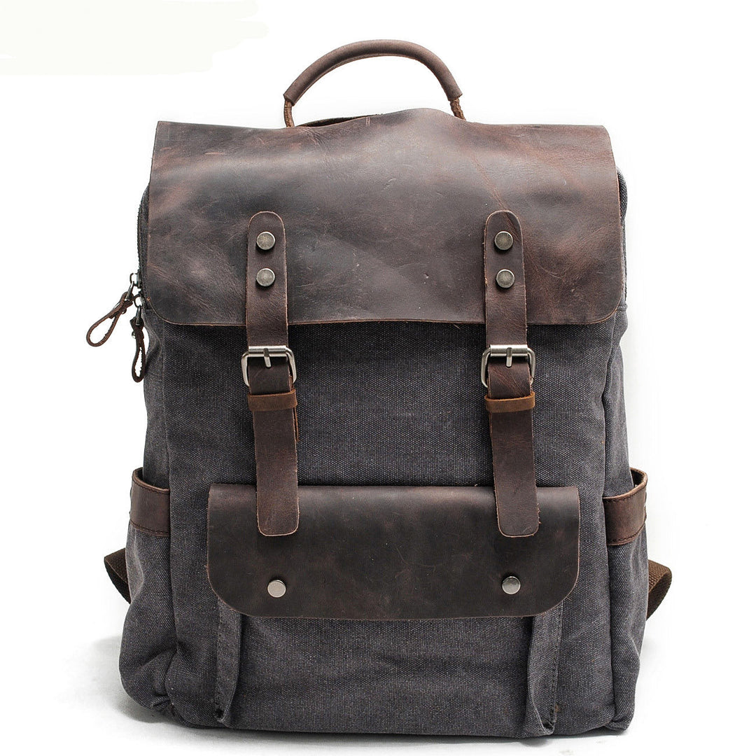 Helsinki Canvas Backpack Light Blue
