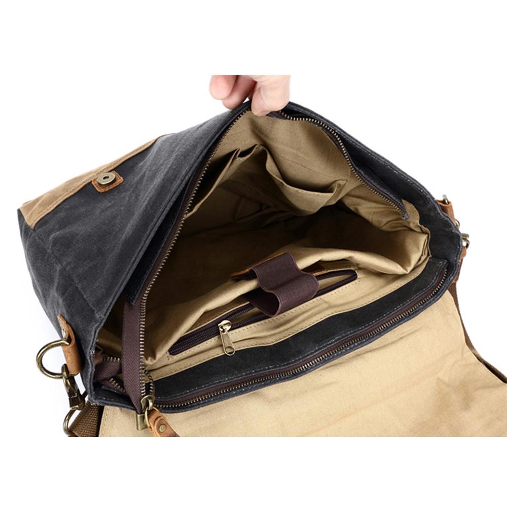 Waxed Canvas Messenger Bag | Winner