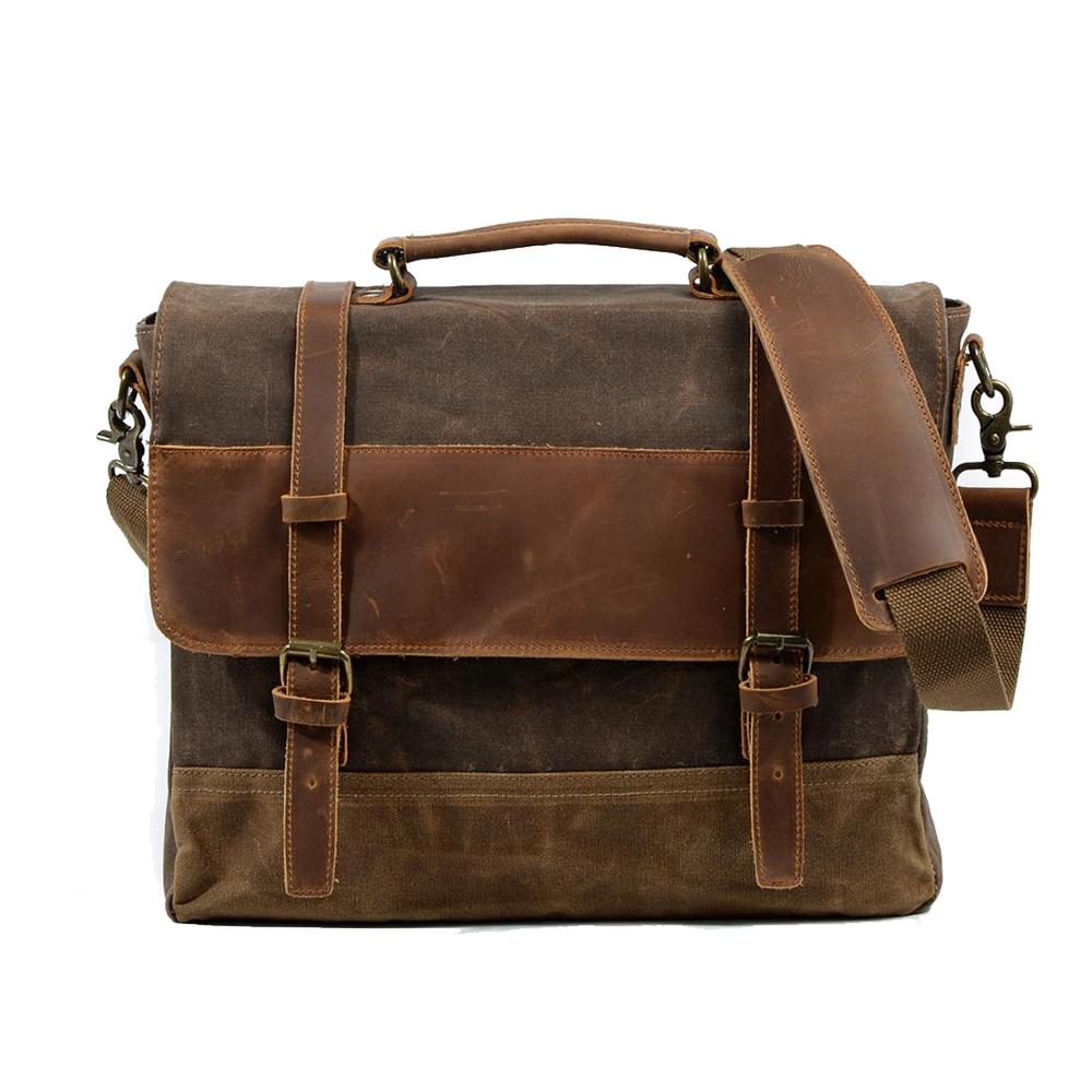 Waxed Canvas Messenger Bag | Winner