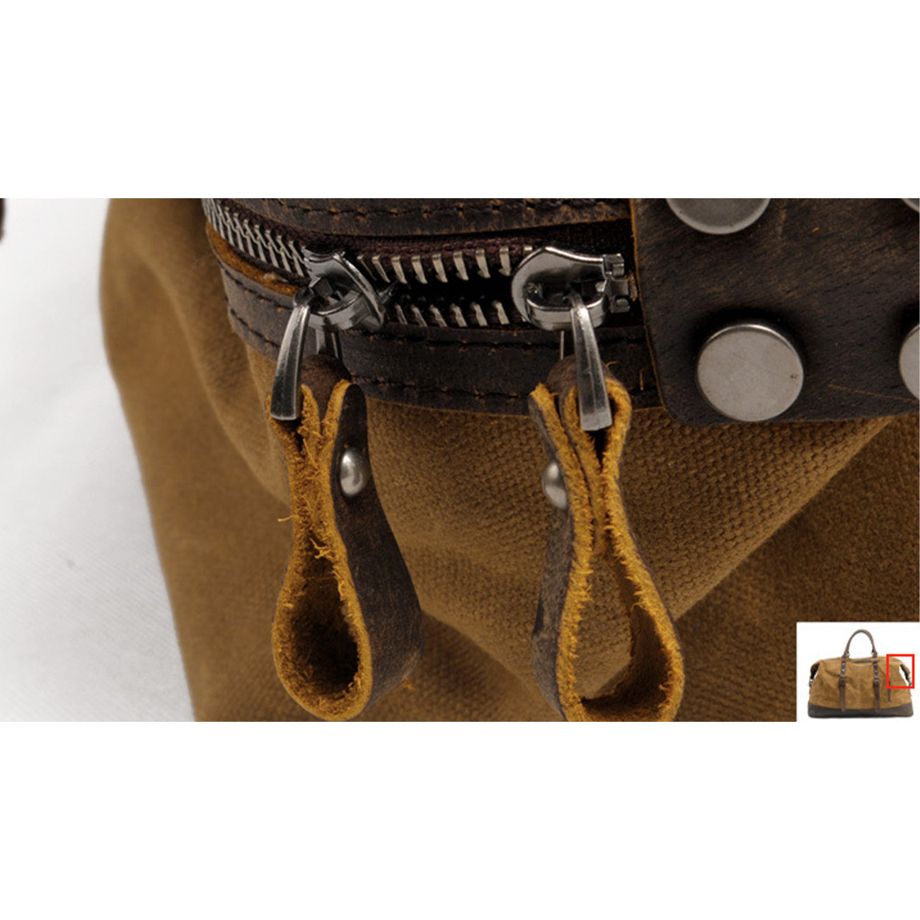 Heritage Canvas Duffle Bag | Hudson