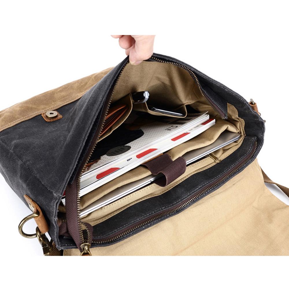 Waxed Canvas Messenger Bag | Winner