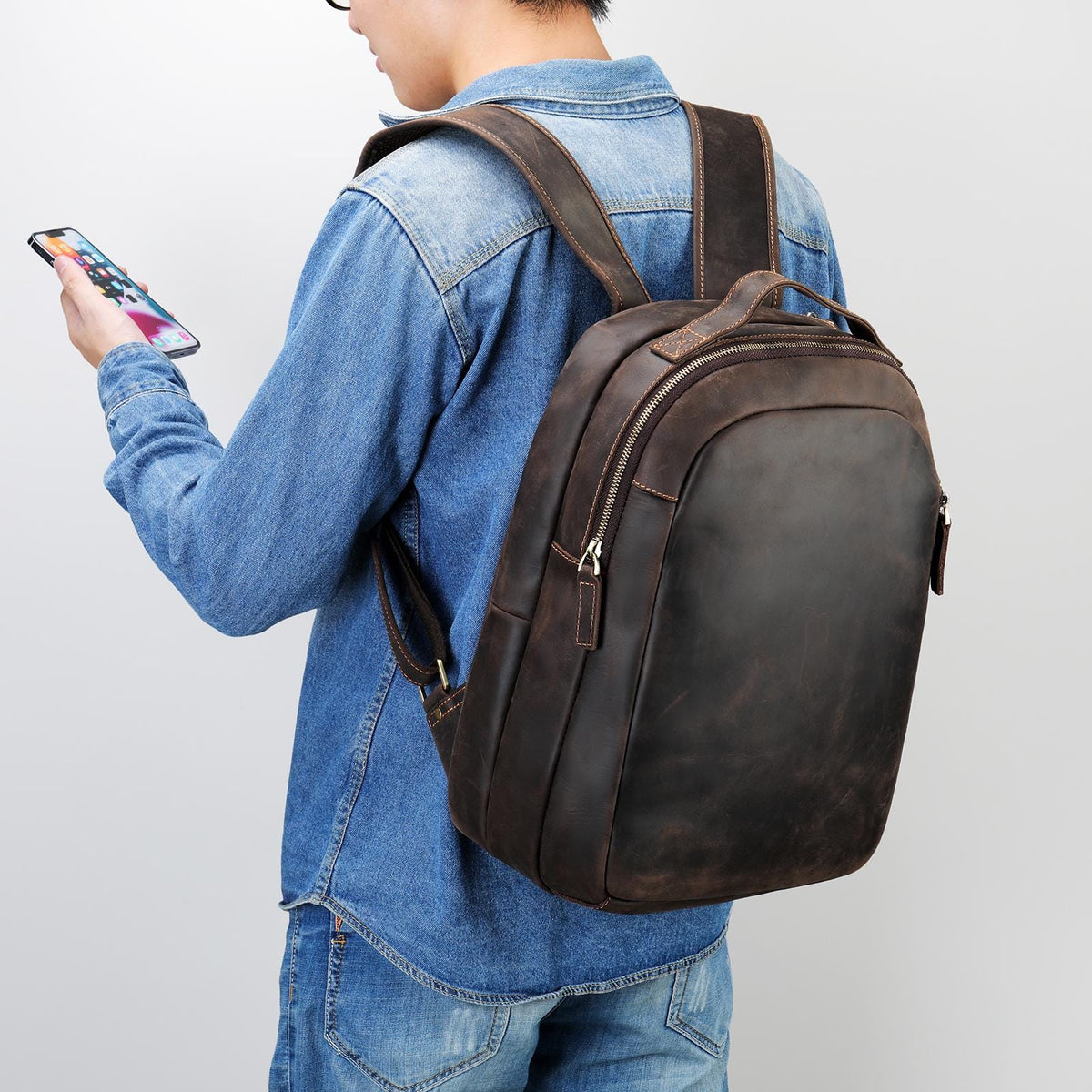 Leather Backpack | Sterling