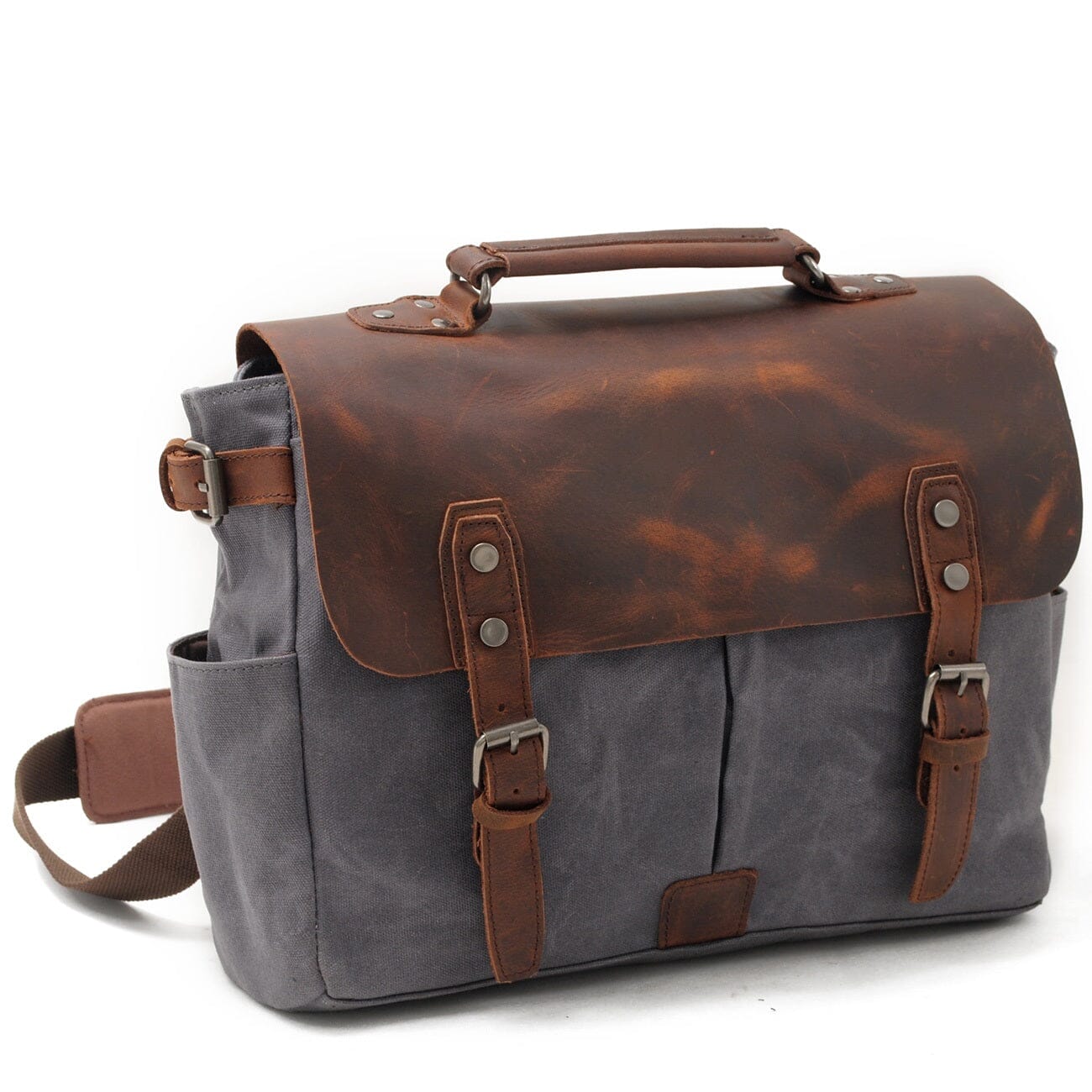 Canvas Crossbody Messenger Bag | Weston