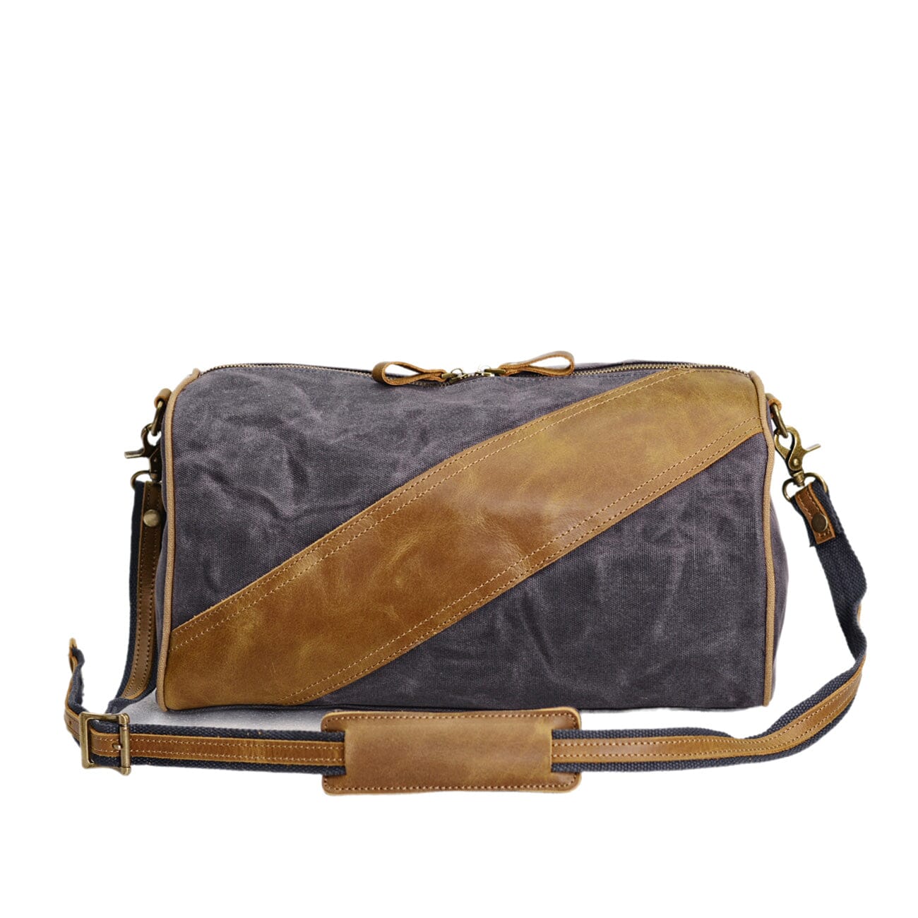 Waxed Canvas & Leather Sling Bag | Timber