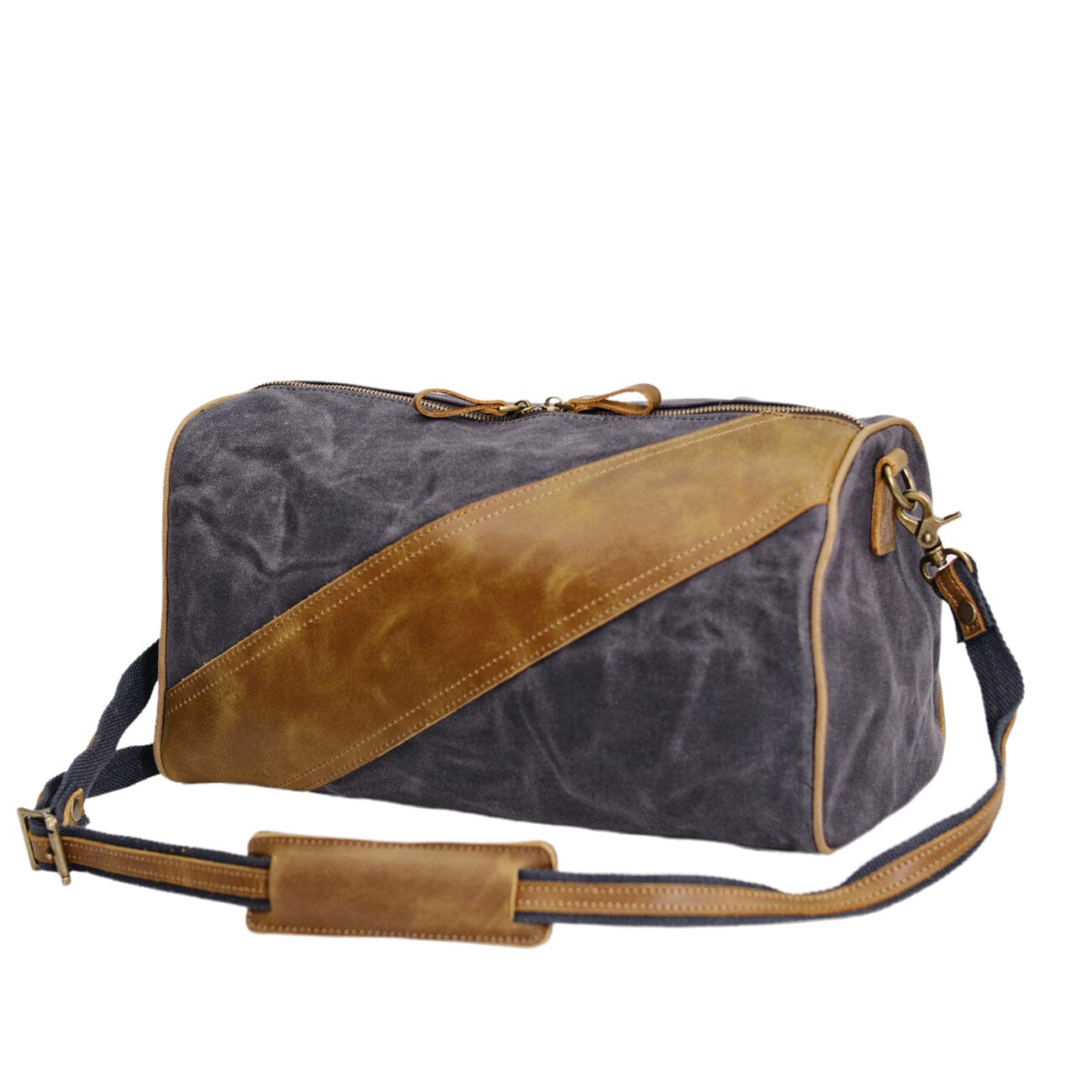 Waxed Canvas & Leather Sling Bag | Timber