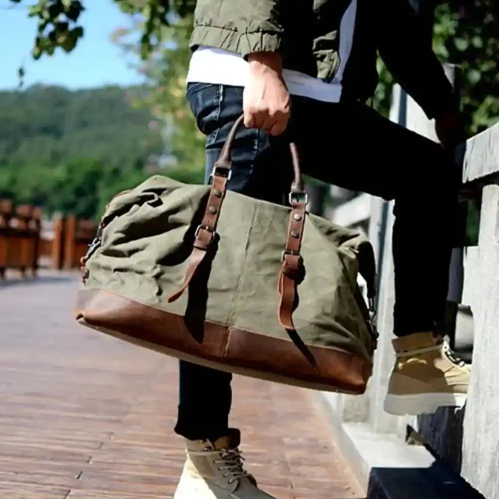 Heritage Canvas Duffle Bag | Hudson