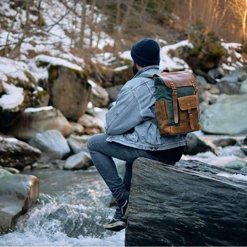 Vintage Canvas  Backpack | Visto