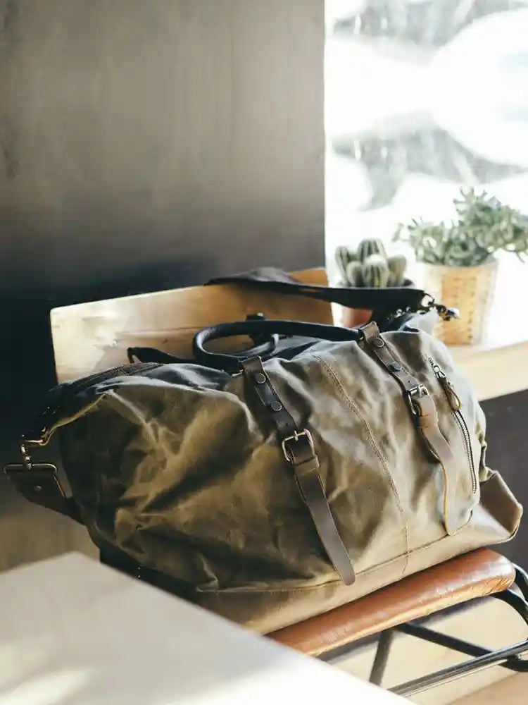 Heritage Canvas Duffle Bag | Hudson