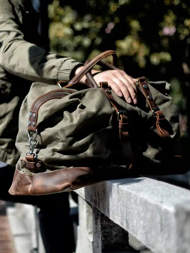 Heritage Canvas Duffle Bag | Hudson