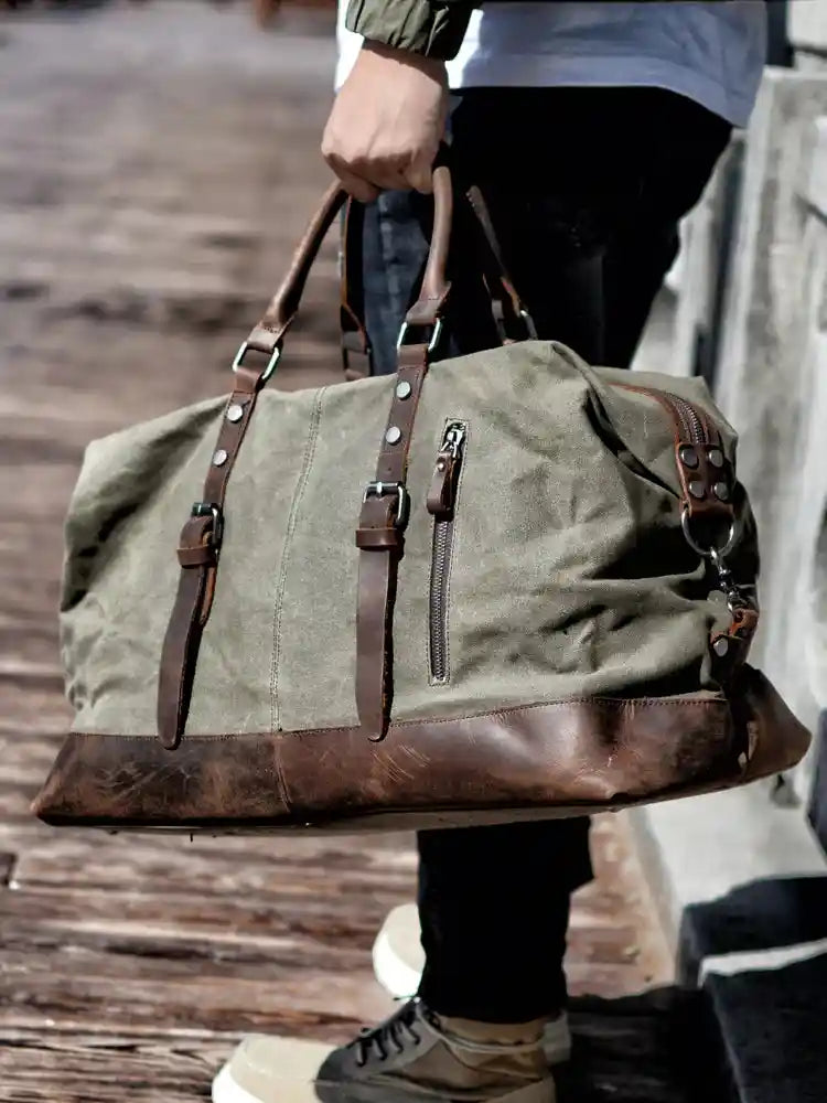 Heritage Canvas Duffle Bag | Hudson