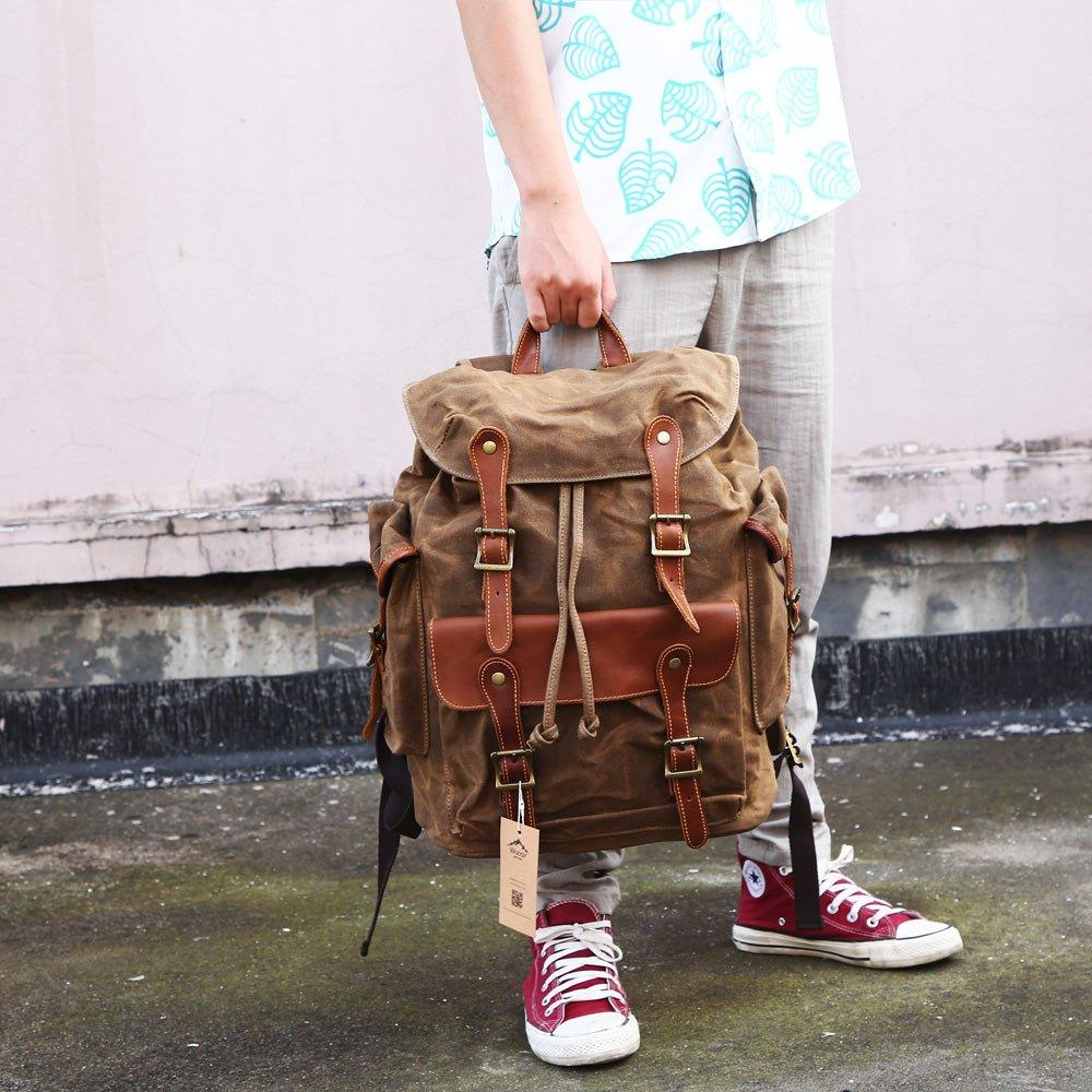 Large Mens Canvas Backpack | Scout