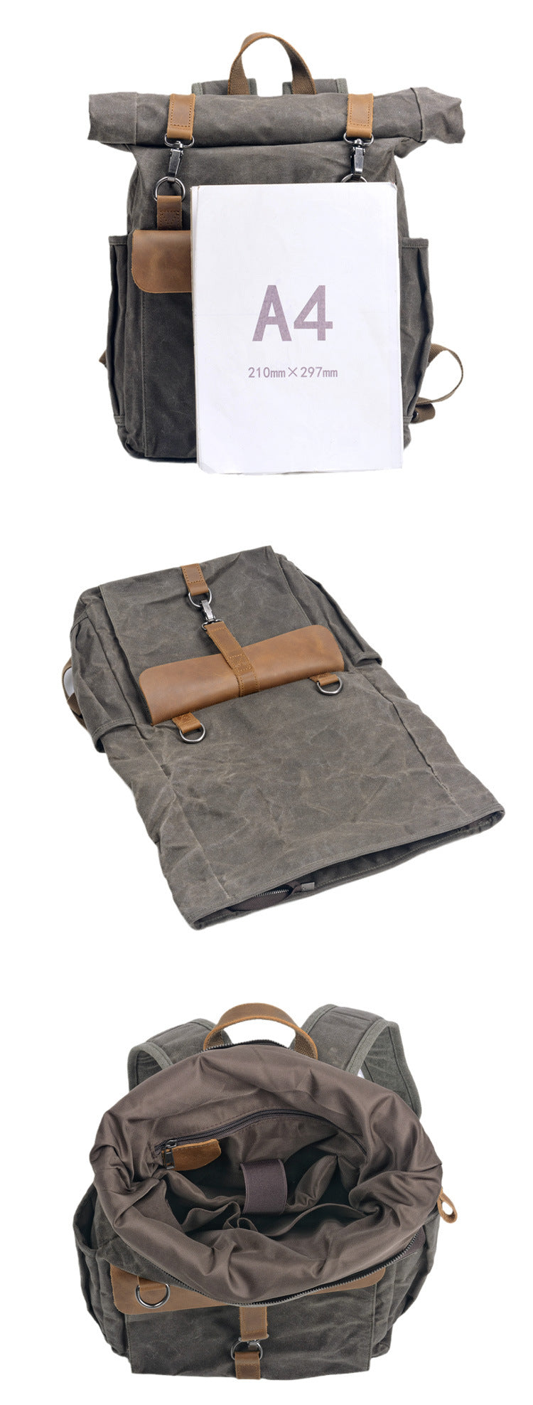 Retro Canvas Rucksack | Roamer
