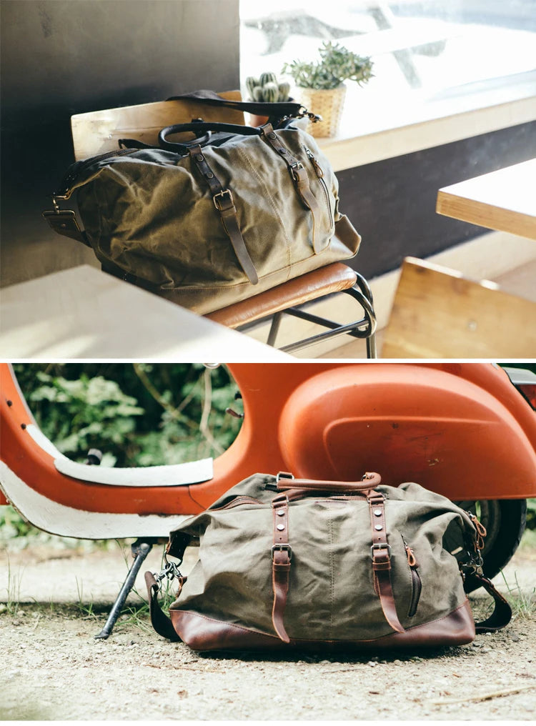 Heritage Canvas Duffle Bag | Hudson