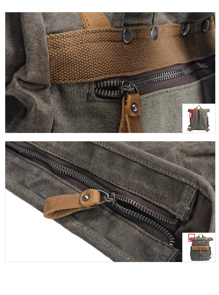 Retro Canvas Rucksack | Roamer