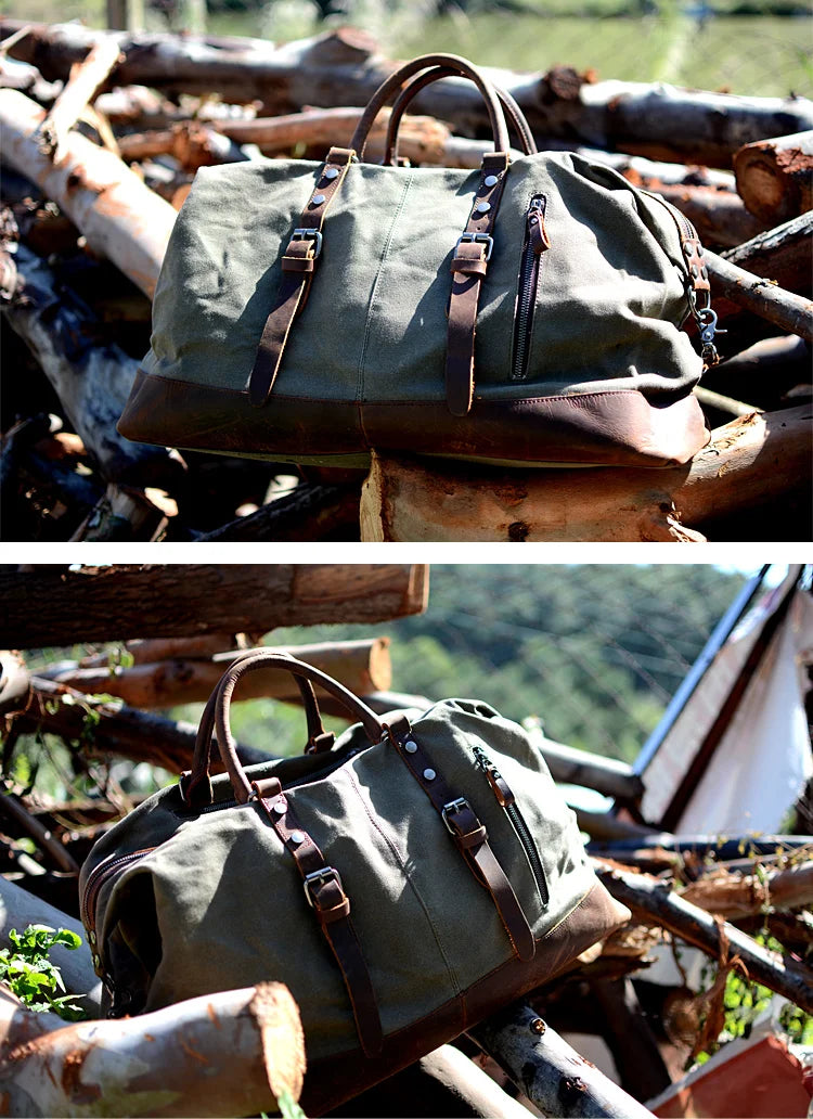 Heritage Canvas Duffle Bag | Hudson