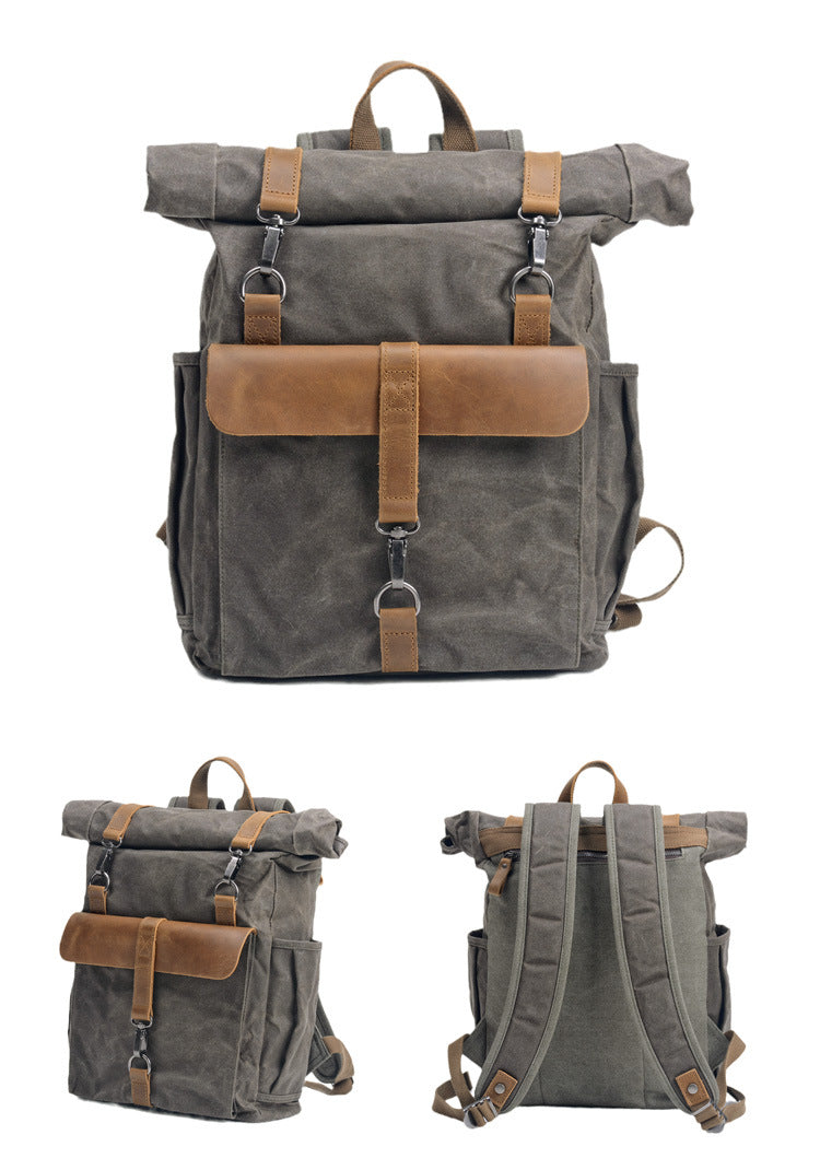 Retro Canvas Rucksack | Roamer
