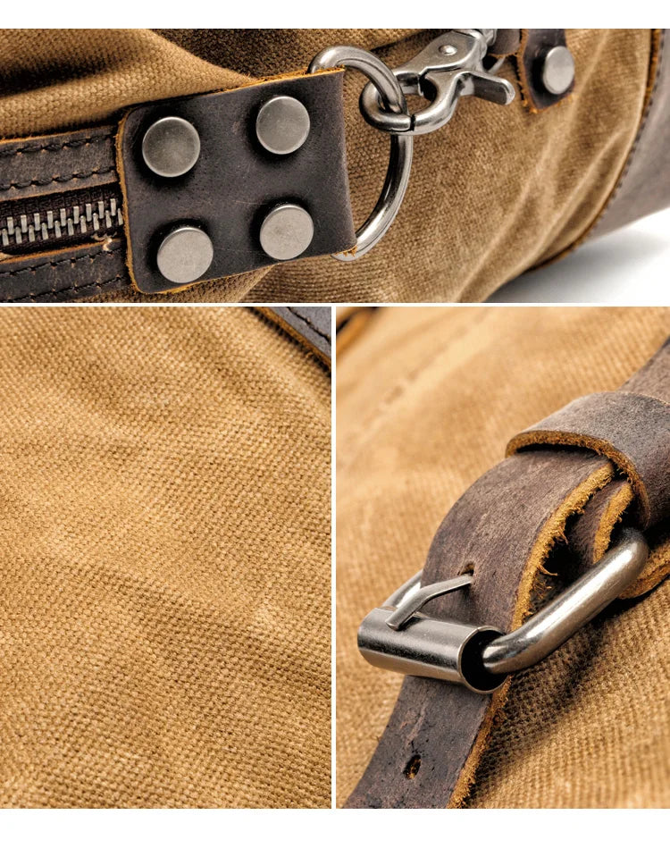 Heritage Canvas Duffle Bag | Hudson