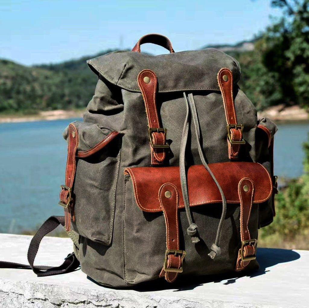 Large Mens Canvas Backpack | Scout