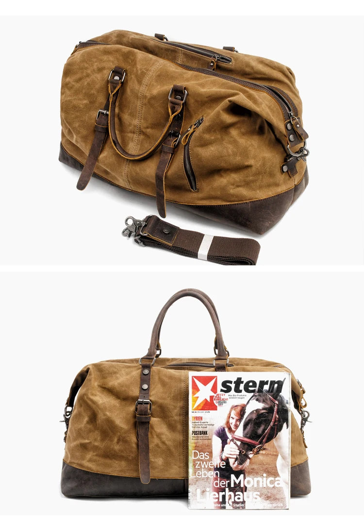 Heritage Canvas Duffle Bag | Hudson