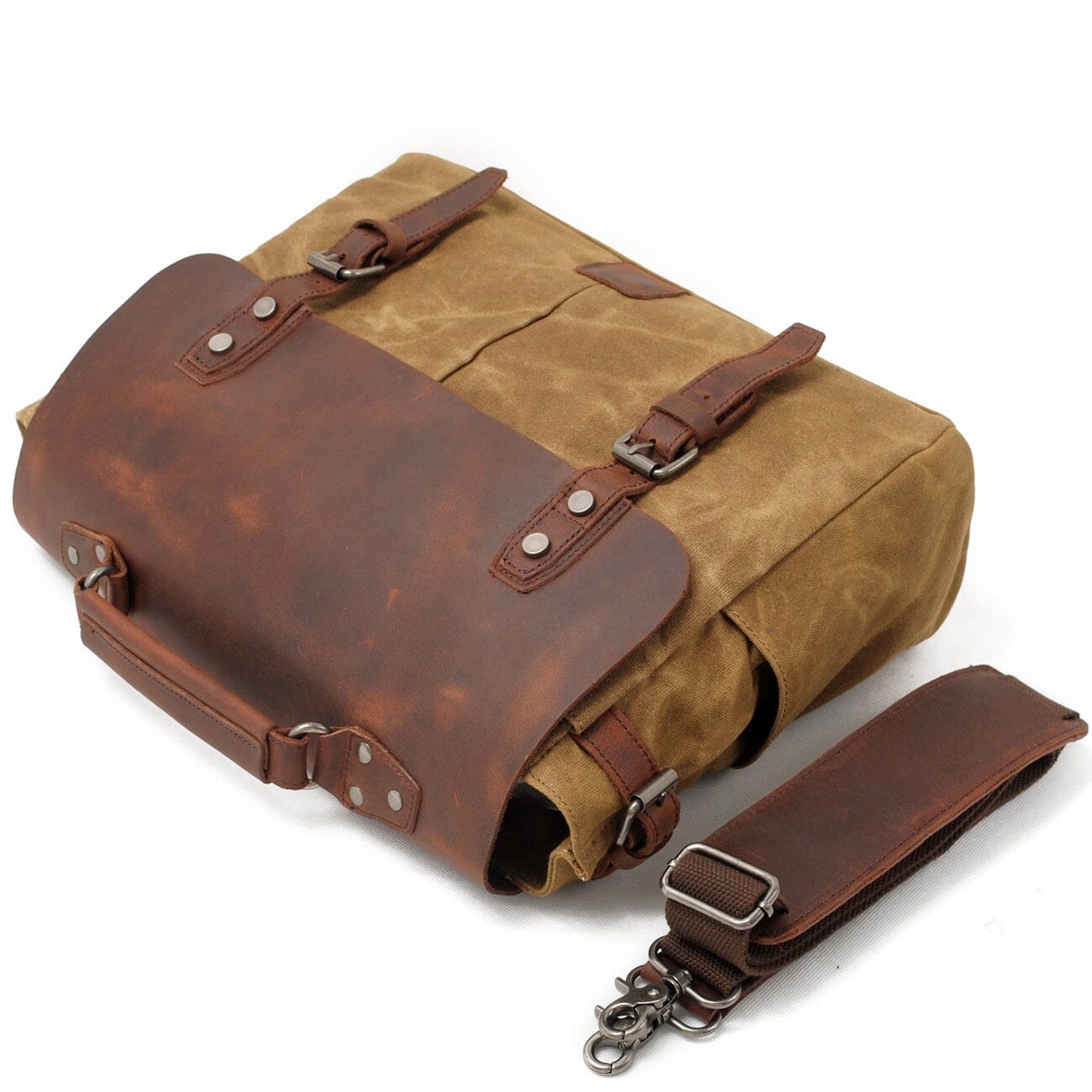 Canvas Crossbody Messenger Bag | Weston
