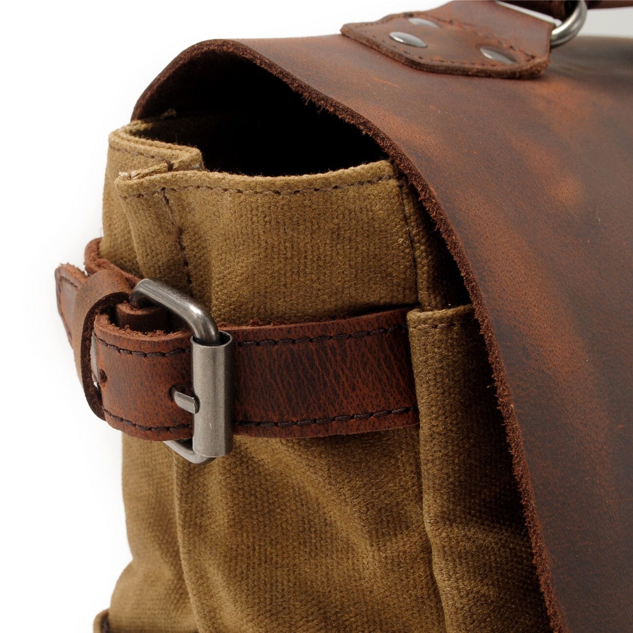 Canvas Crossbody Messenger Bag | Weston