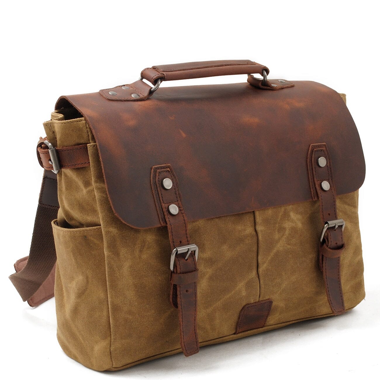 Canvas Crossbody Messenger Bag | Weston
