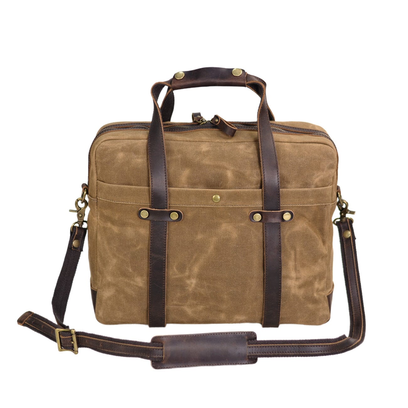 Waxed Canvas Laptop Briefcase |  Frontier
