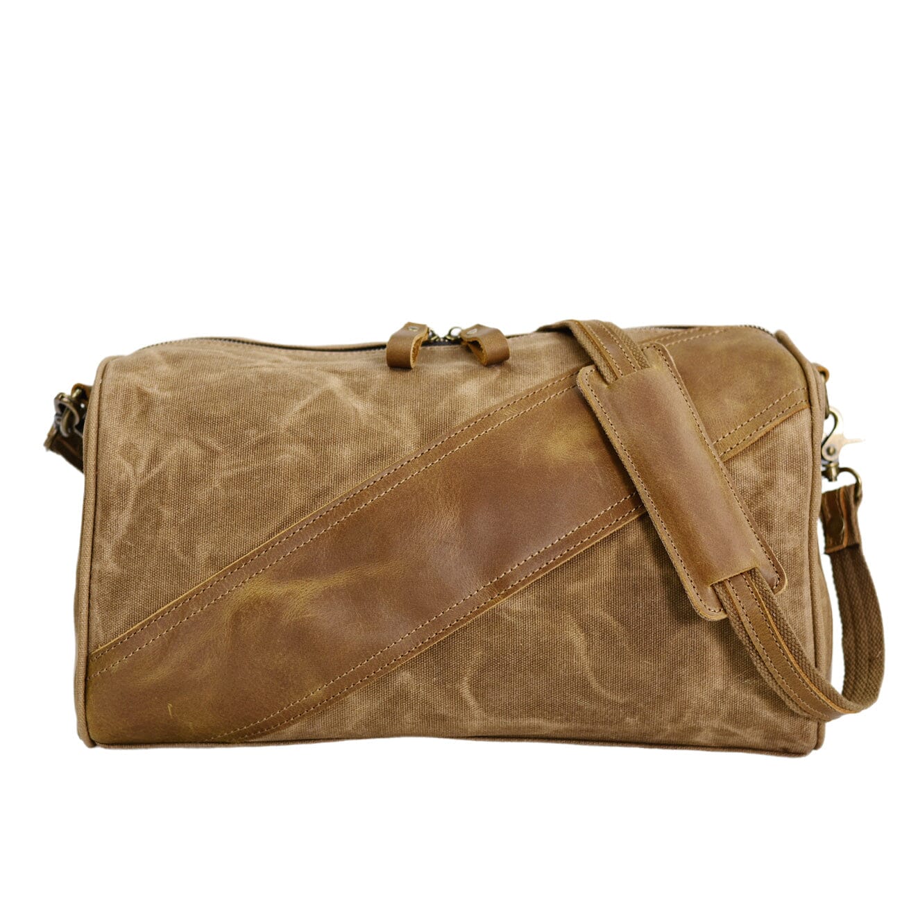 Waxed Canvas & Leather Sling Bag | Timber