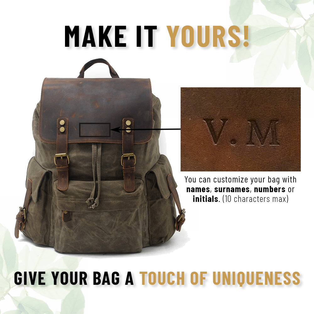 Waxed Canvas Backpack |Noren